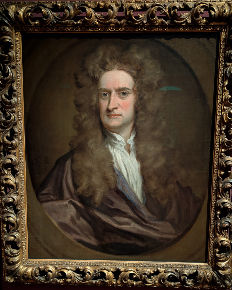 London: National Portrait Gallery, Sir Isaac Newton (p. 1702)