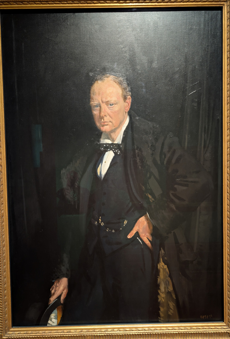 London: National Portrait Gallery, Churchill (p. 1916)
