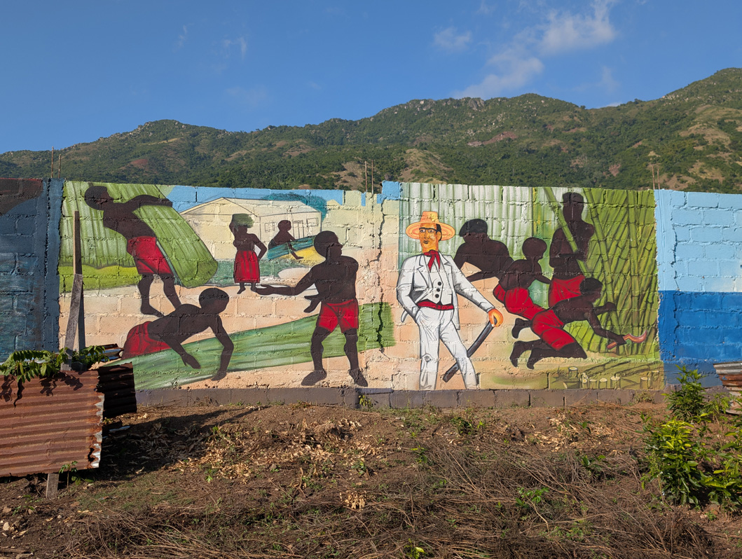 Bois Caiman murals, The era of slavery