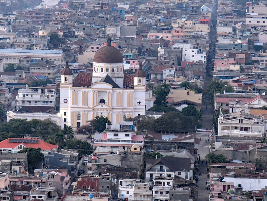 Cap-Haitien, View down to Cathedral
