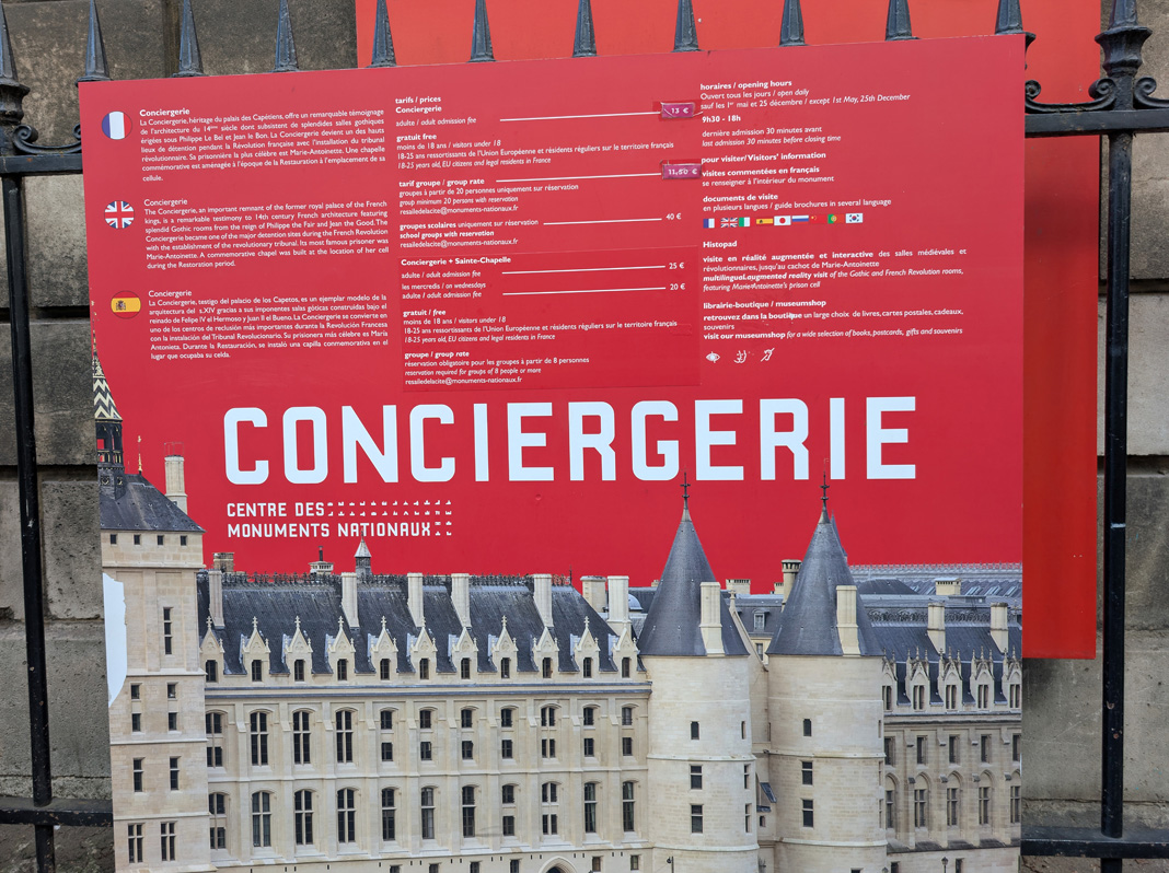 Paris: Conciergerie