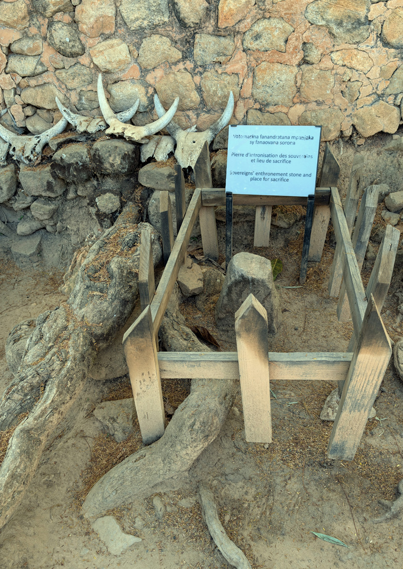 Rova of Ambohimanga, Small sacrifice area (still in use)