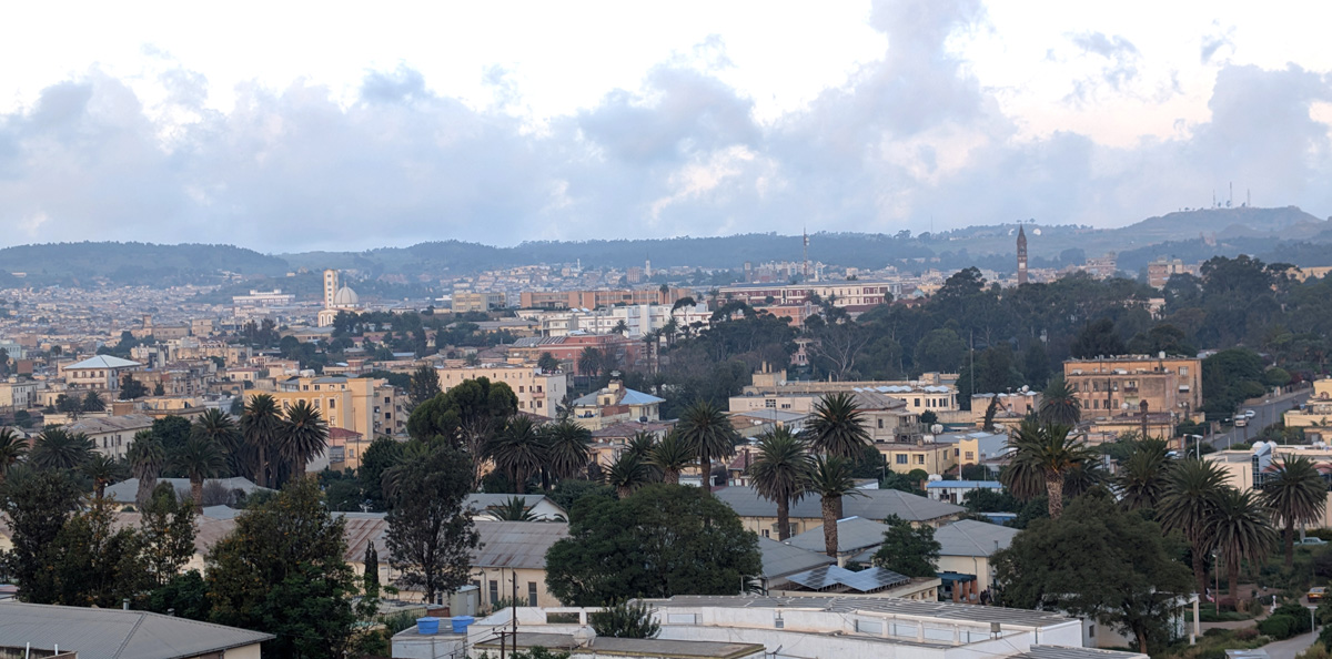 Asmara, View over Asmara