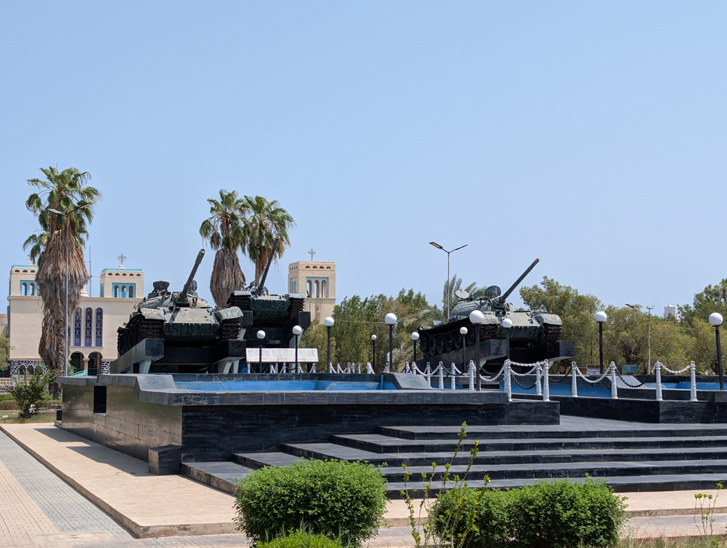 Massawa, Tank Memorial to 1990 Liberation of Massawa