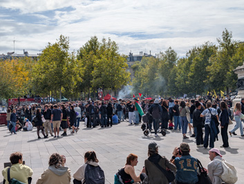 Paris: Demonstrations, France & Germany, September 2025