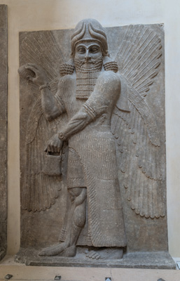 Protective spirit, Khorsabad ~700 BC, Paris: Louvre, France & Germany, September 2025