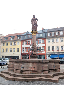 Statue of Hercules, Heidelberg, France & Germany, September 2025