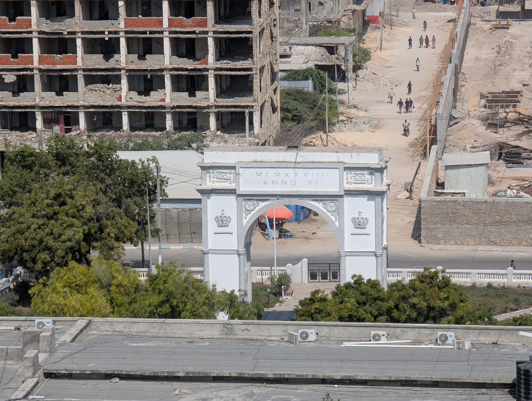 2025 Mogadishu, Arch of Umberto I (Arco di Trionfo Popolare) Commemorating King Umberto I