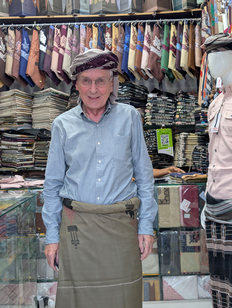 2025 Yemen, Scotsman in local dress