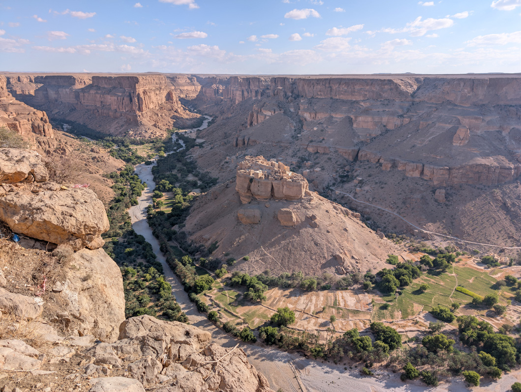 Wadi Do'an, Wadi Do'an, from Haid Al-Jizil Resort