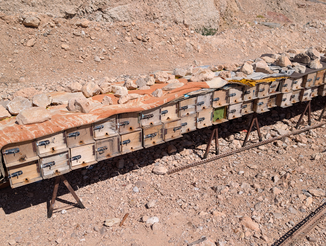 Wadi Do'an, Bee hives