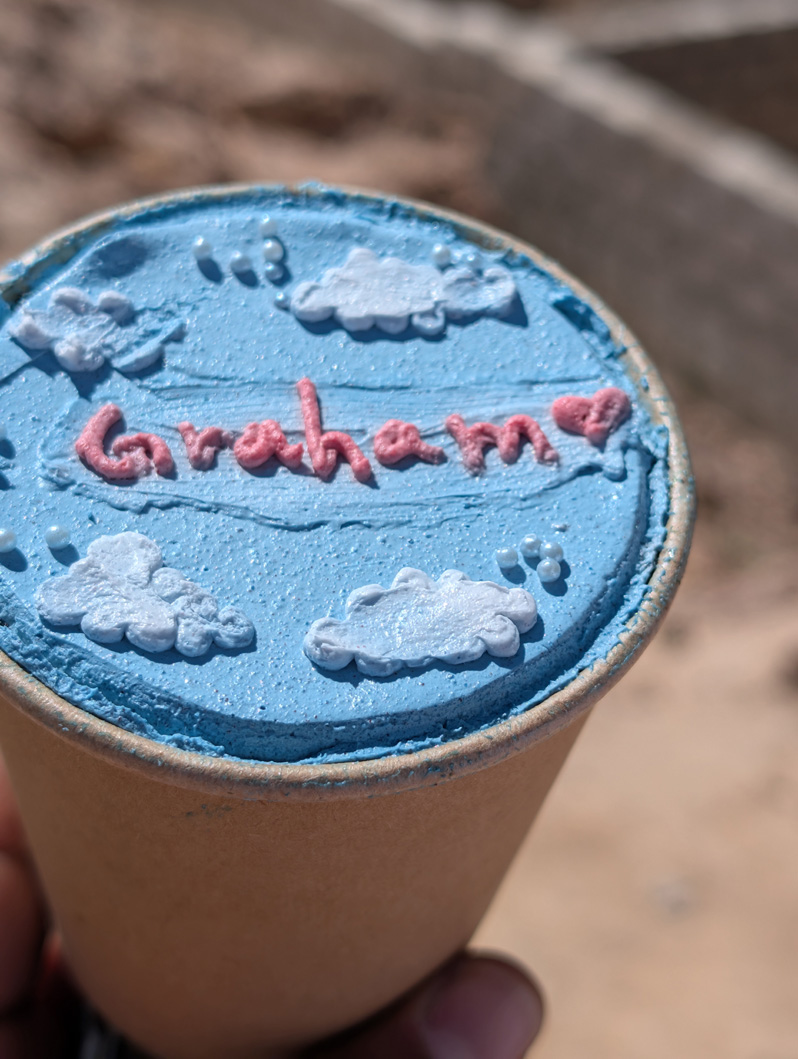 Wadi Do'an, Unexpected cup-cake gift. It was excellent!