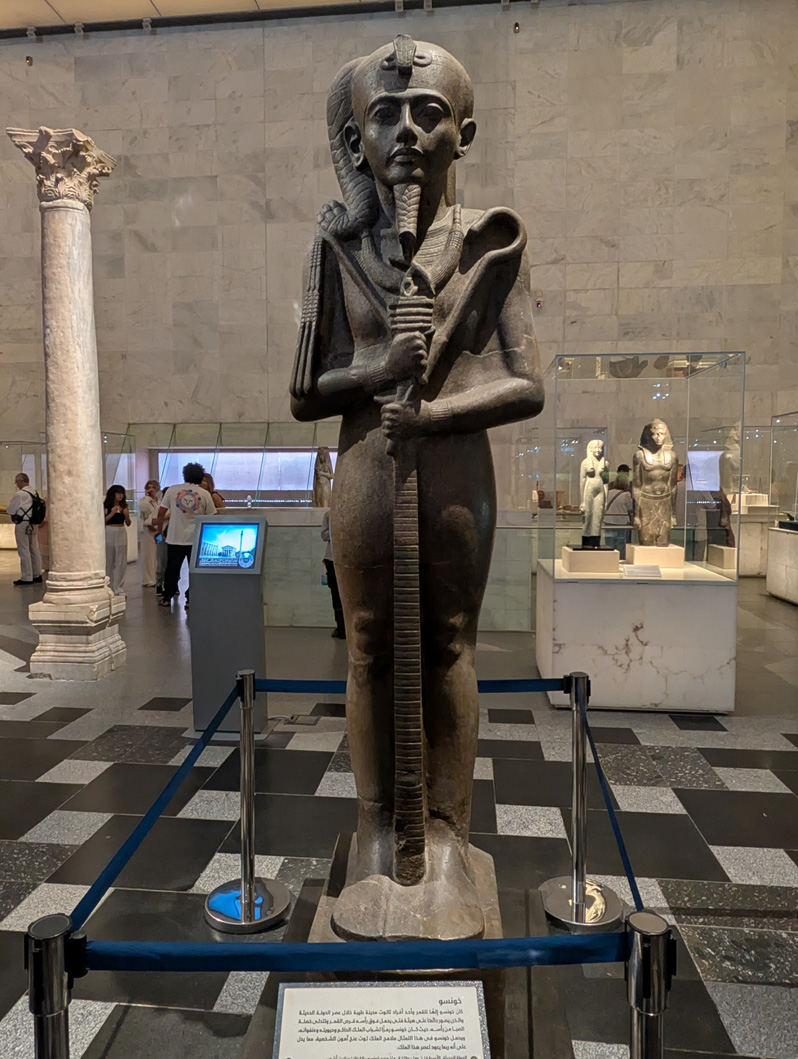 National Museum of Egyptian Civilization, Khonsu.  18th dynasty, ~1400 bc