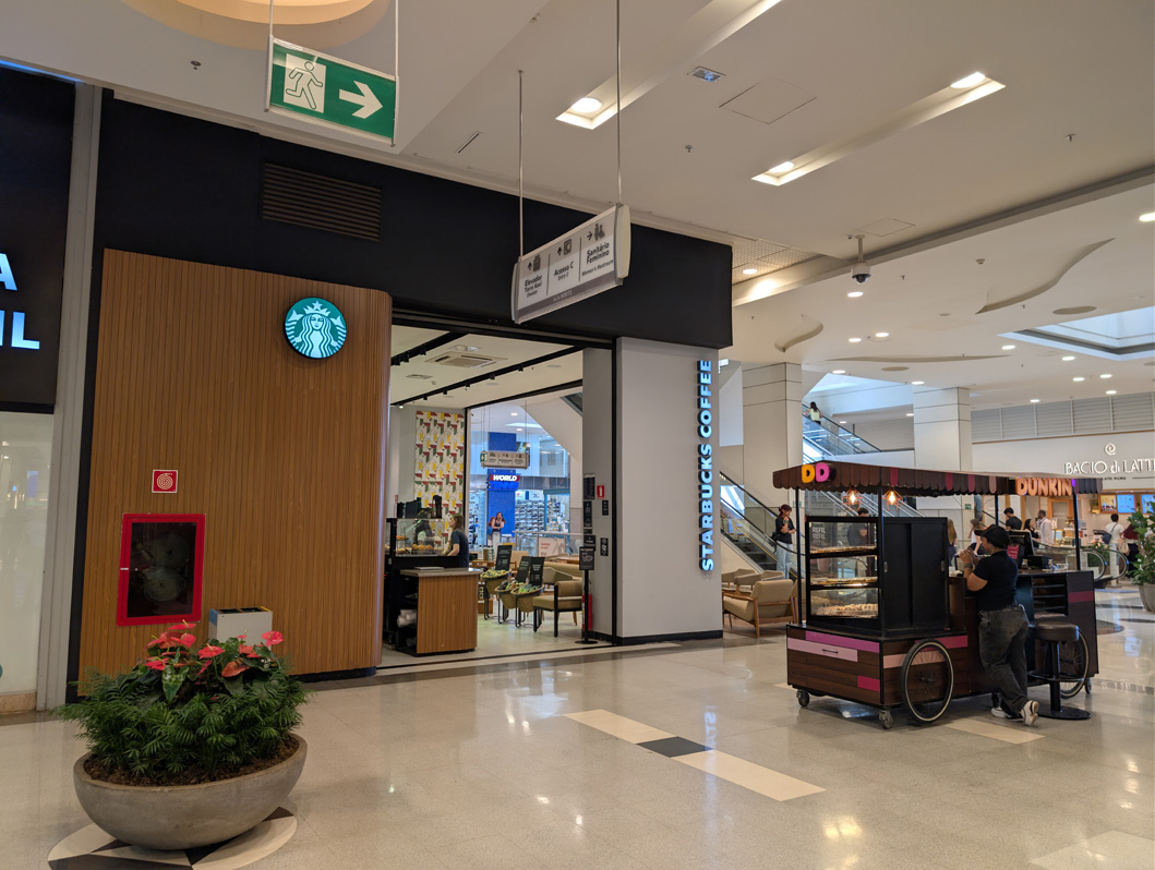 Brasilia, An unexpected and welcome Starbucks