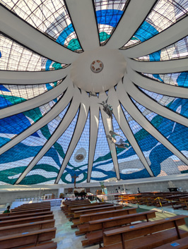 Metropolitan Cathedral: Interior Beware of Falling Angels, Brasilia, 2026 Brazil