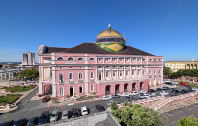 Opera House, from Juma Ópera Hotel, Manaus Opera House, 