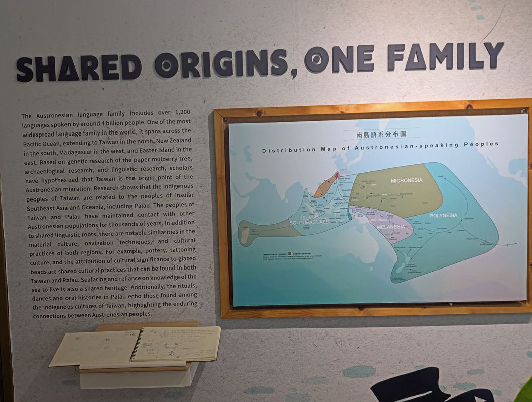 Palau: Koror Area, Belau National Museum: Austronesian Expansion