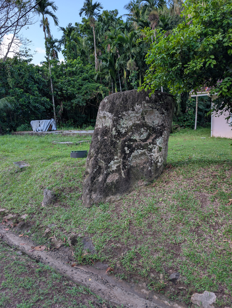 Palau: Around Babeldaob, Odalmelech: Stone face