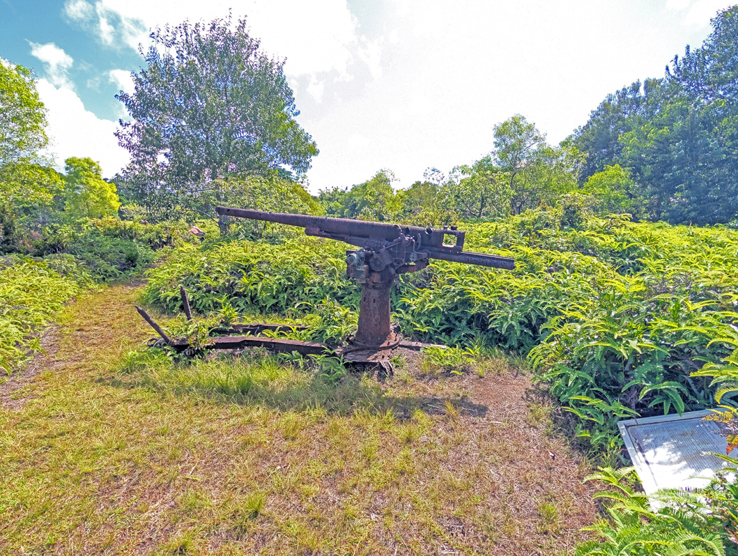 Yap: WWII Relics, WWII Japanese gun (?)