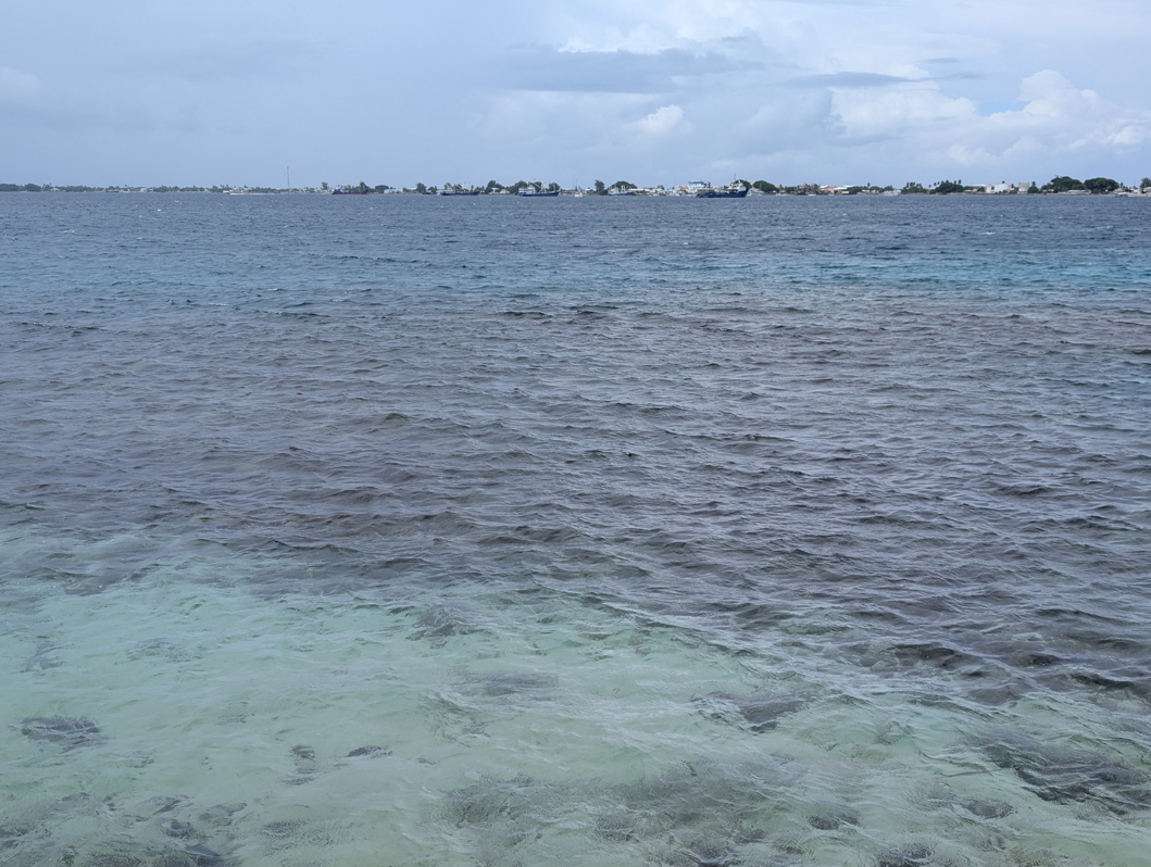 Majuro, Marshall Islands, Another view inside the atoll lagoon