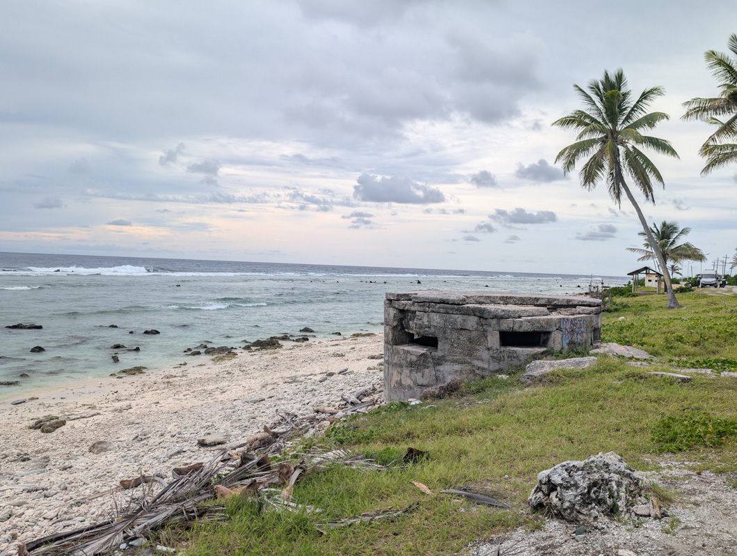 Nauru: Coastal WWII Bunkers, Coastal WWII Japanese Bunker #1