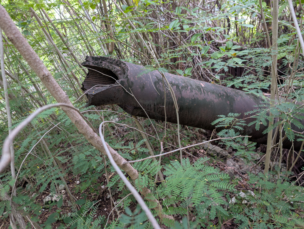 Nauru: Japanese WWII 150 mm Guns, Japanese 150 mm Gun #2