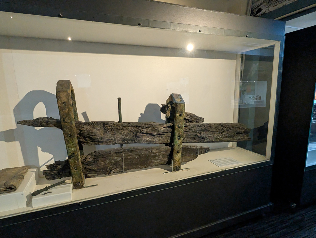 Suva: Fiji Museum, Rudder from HMS Bounty (!)
