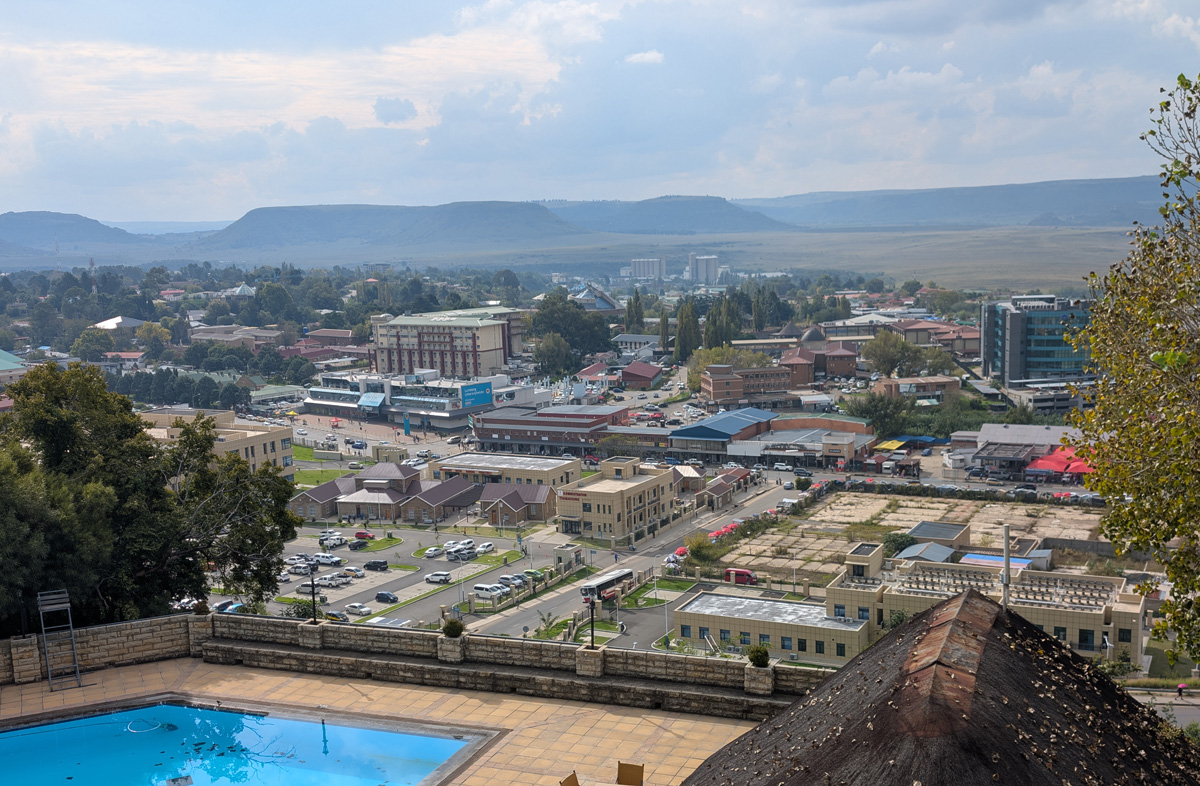 Lesotho: Maseru, View over Maseru