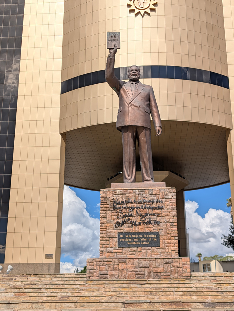Windhoek, Namibia, Dr Sam Nujoma, Founding President