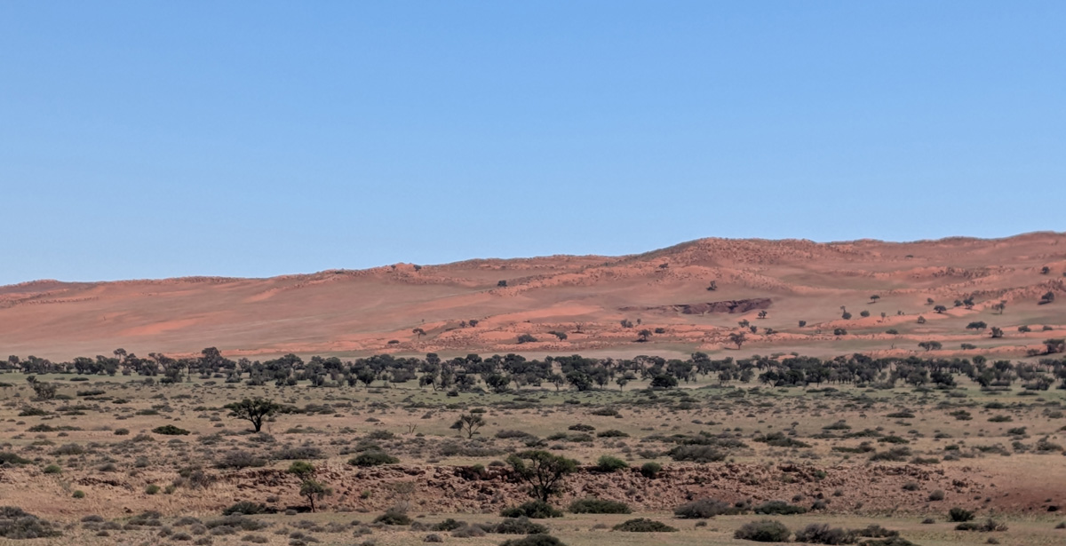 Drive to/from Sossusvlei, View near Grace Desert lodge