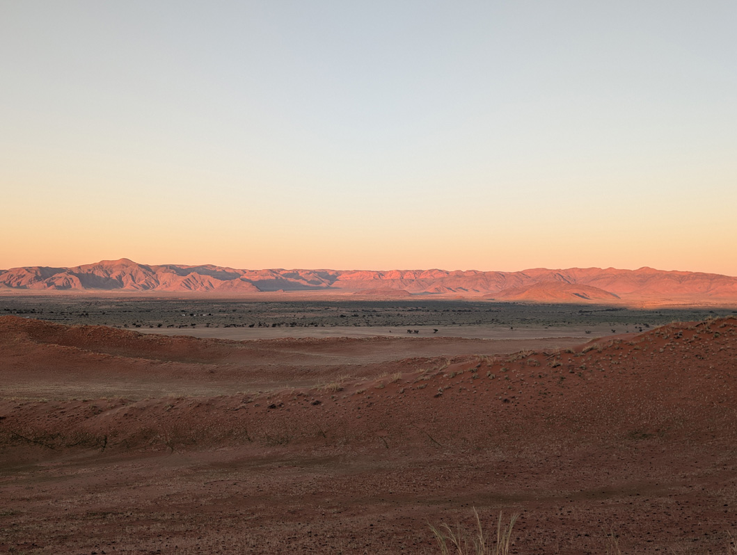 Drive to/from Sossusvlei, Evening View, near Desert Grace Lodge