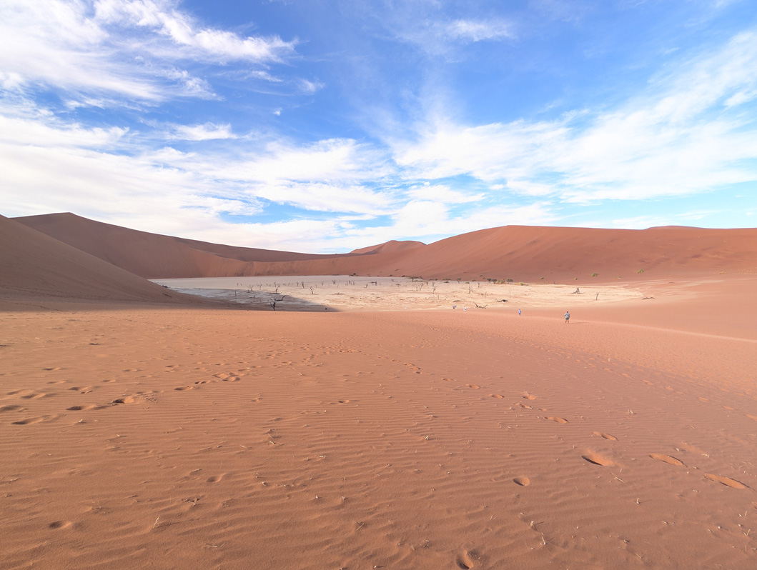 Sossusvlei: Deadvlei, View to Deadvlei
