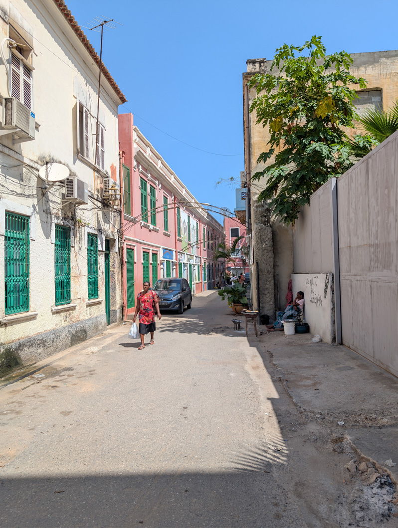 Luanda, Angola, Old town,  Rua dos Mercadores