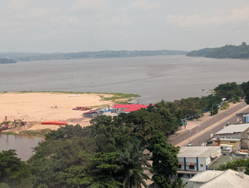 Congo from the Brazzaville Radisson, Brazzaville, Republic of Congo, 2026 SW Africa - Part 2