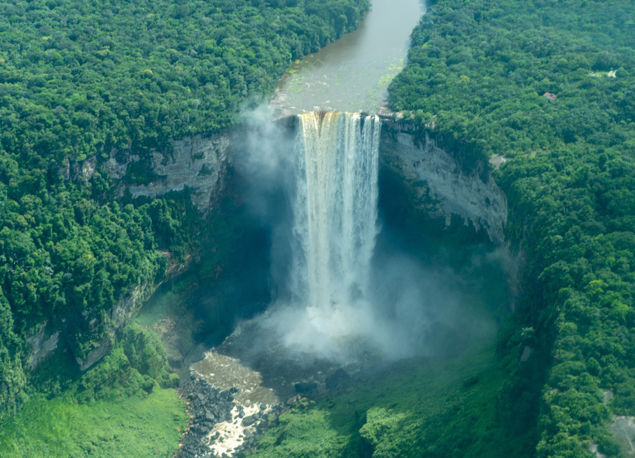 The Money Shot: Cessna view of Kaieteur Falls, Guyana: Kaieteur Falls, 2021 Trinidad, Guyana & Florida