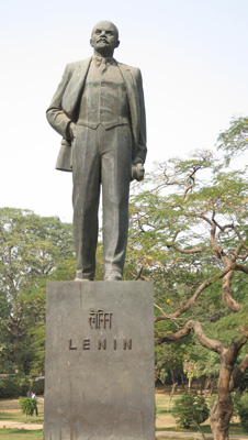 Delhi, India <small>(2014)</small> Unveiled during Gorbachev's, Lenin statues