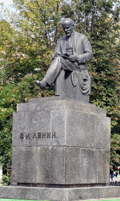 Yaroslaval, Russia <small>(2018)</small> Unusually thoughtful,, Lenin statues
